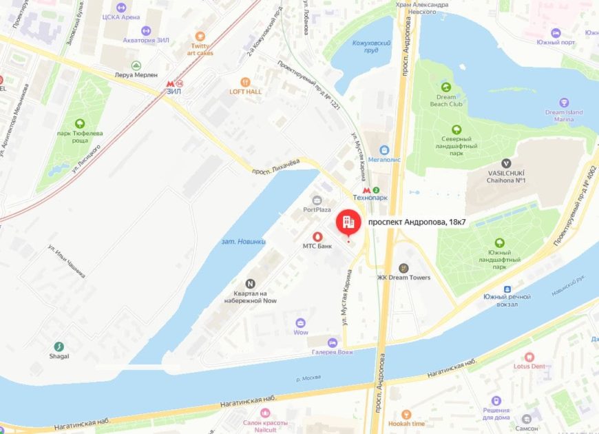 Деловой квартал Nagatino i-Land