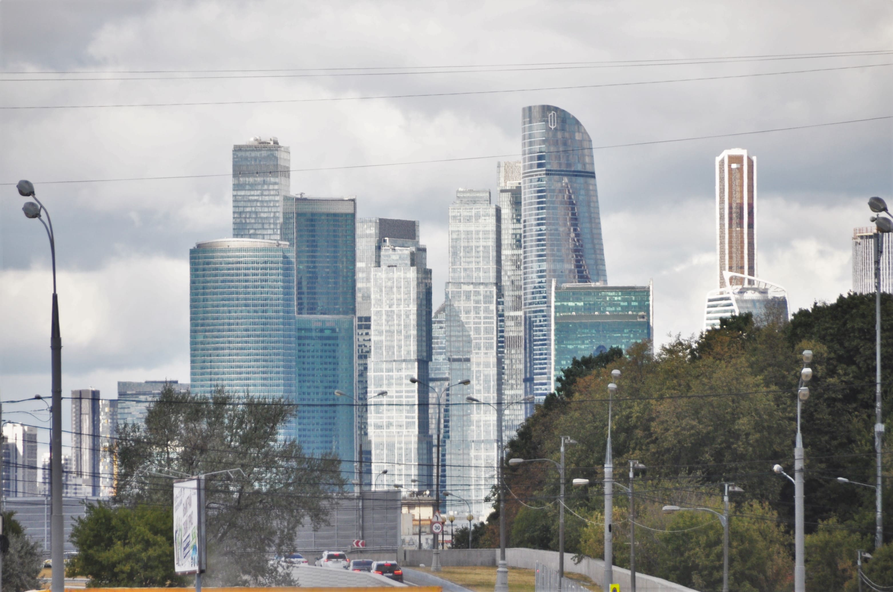 Вид на ММДЦ Москва-Сити