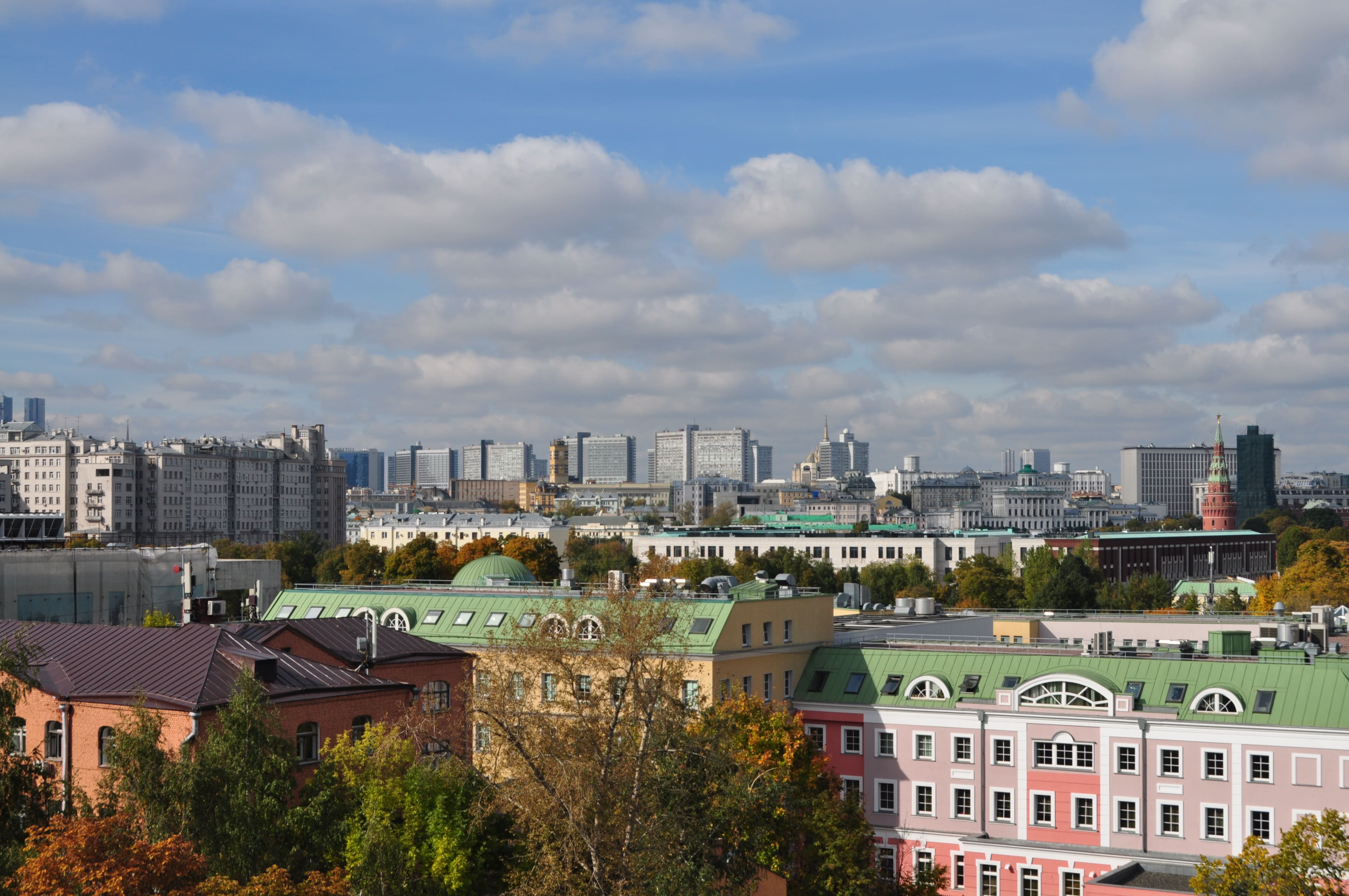 Москва, фото сверху