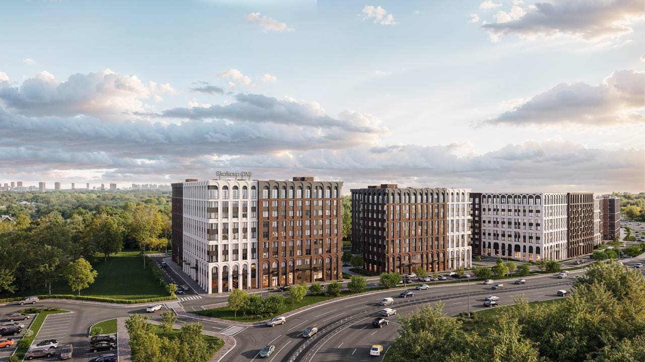В трех корпусах первой очереди ЖК бизнес-класса Skolkovo One